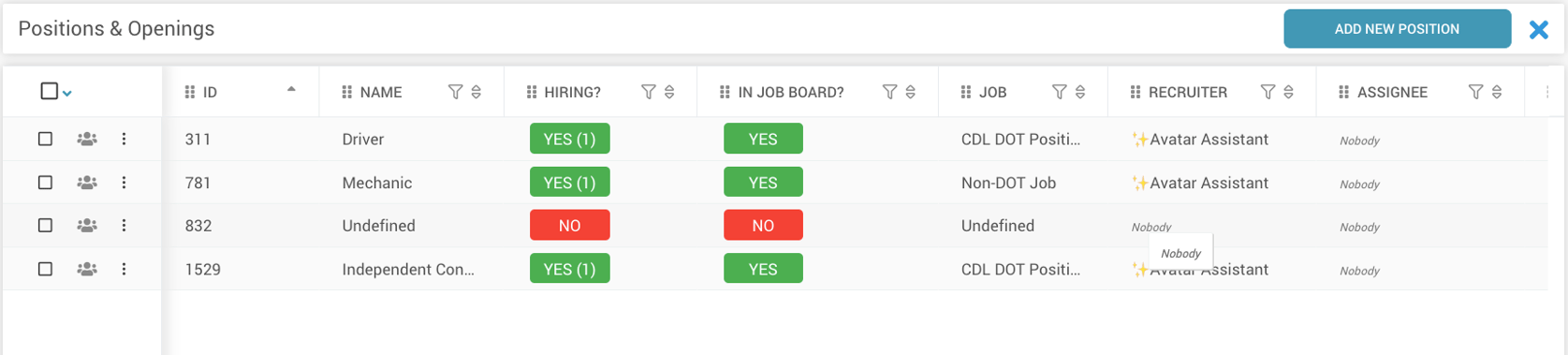 Managing Recruiting Workflows