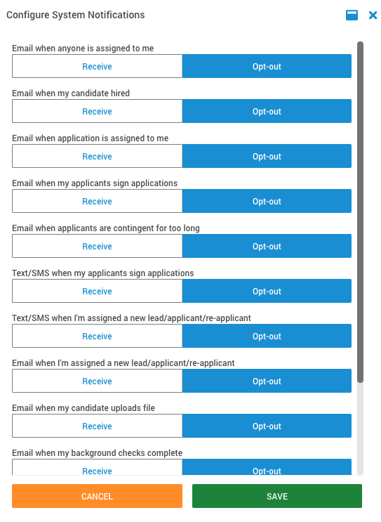 Configuring Your System Notifications
