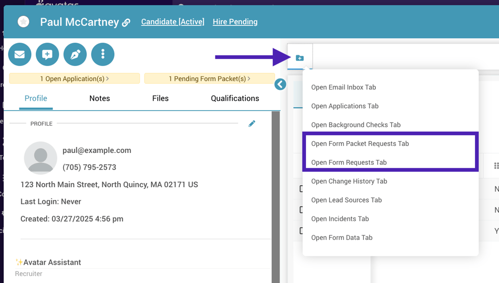 Forms, Form Packets, and Requests
