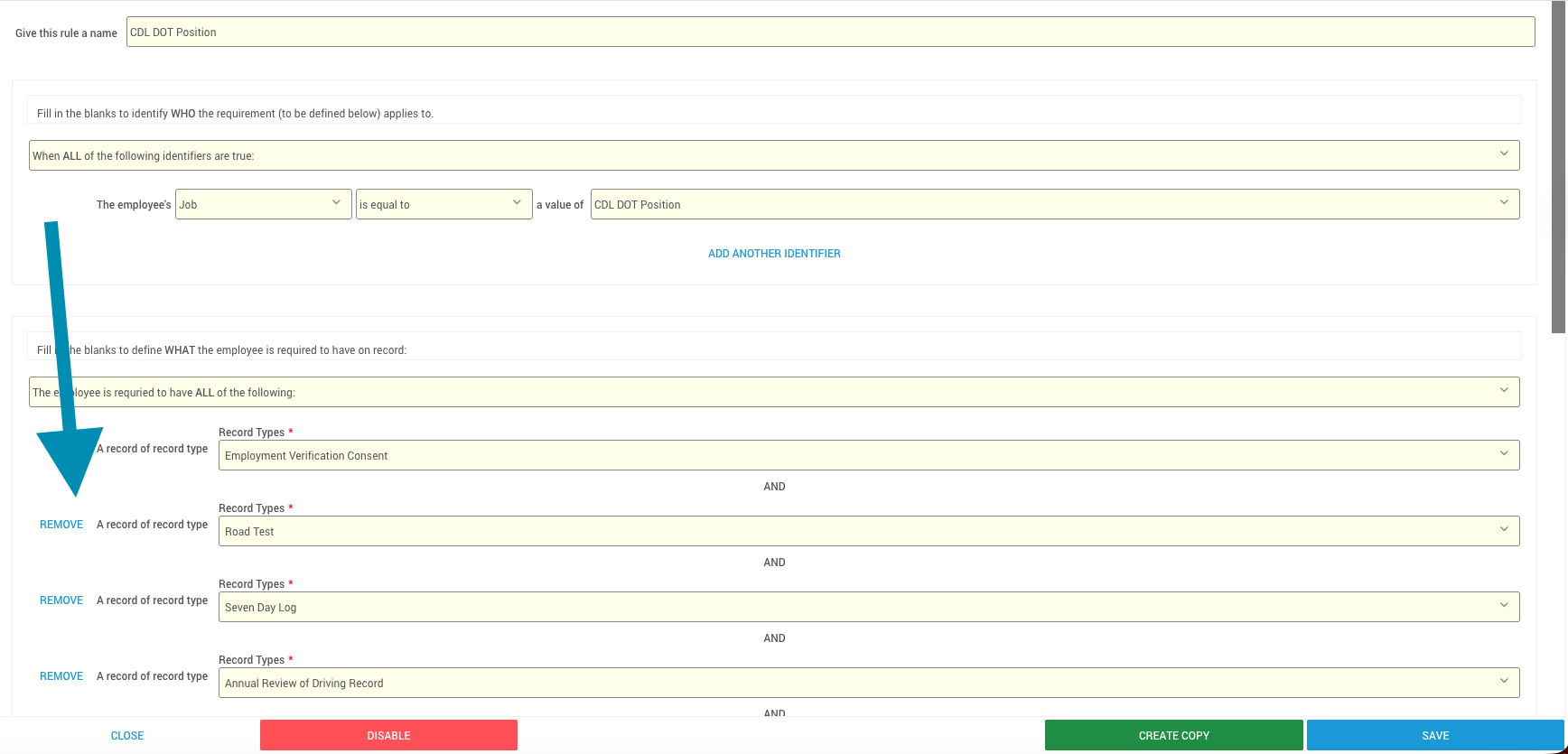 Configuring Compliance Rules in DriverHub